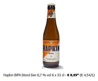 Colruyt Hapkin bipa blond bier aanbieding