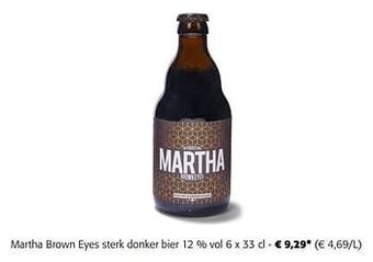 Colruyt Martha brown eyes sterk donker bier aanbieding