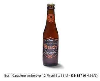 Colruyt Bush caractère amberbier aanbieding