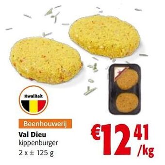 Colruyt Val dieu kippenburger aanbieding