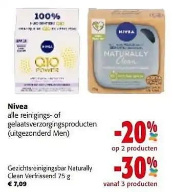 Colruyt Nivea gezichtsreinigingsbar naturally clean verfrissend aanbieding