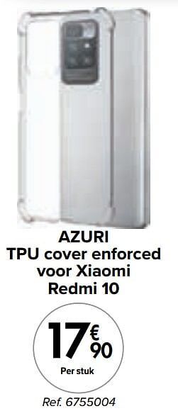 Carrefour Azuri tpu cover enforced voor xiaomi redmi 10 aanbieding