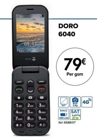 Carrefour Doro 6040 aanbieding