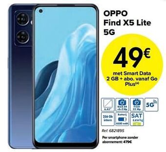 Carrefour Oppo find x5 lite 5g aanbieding