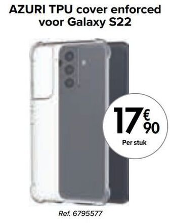 Carrefour Azuri tpu cover enforced voor galaxy s22 aanbieding