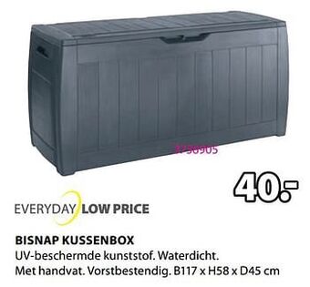 Jysk Bisnap kussenbox aanbieding