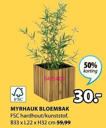 Jysk Myrhauk bloembak aanbieding