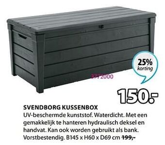 Jysk Svendborg kussenbox aanbieding