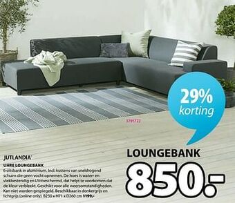 Jysk Uhre loungebank aanbieding