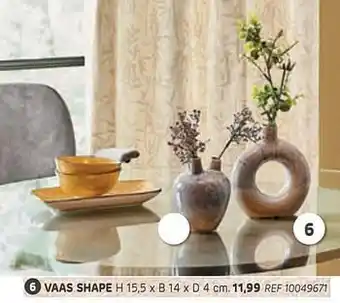 Brico Vaas shape aanbieding
