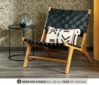 Brico Geweven kussen aanbieding