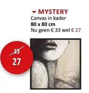 Mystery canvas in kader