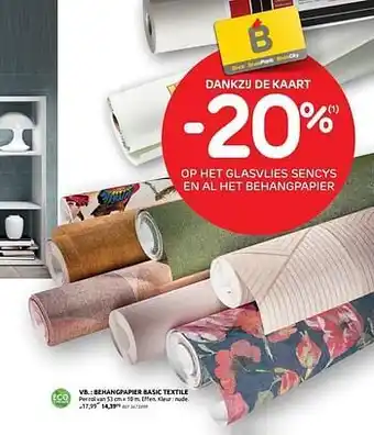 Behangpapier basic textile