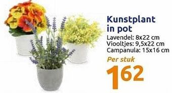 Kunstplant in pot