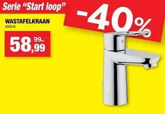 Hubo Serie start loop wastafelkraan aanbieding