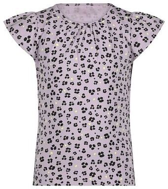 HEMA Kinder T-shirt Flower Lila (lila)