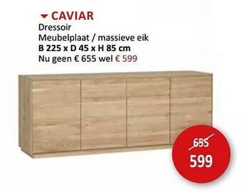 Caviar dressoir