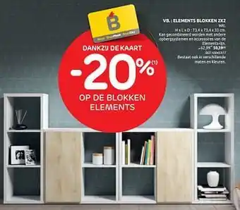 Elements blokken 2x2