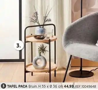 Brico Tafel paca aanbieding