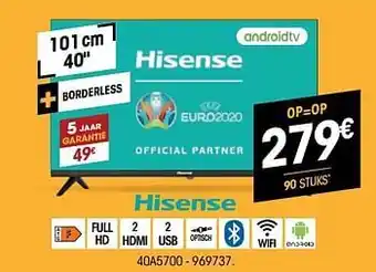 Electro Depot Hisense 40a5700 aanbieding