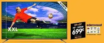 Electro Depot Edenwood 4k ultra hd ed75a00uhd-mm aanbieding