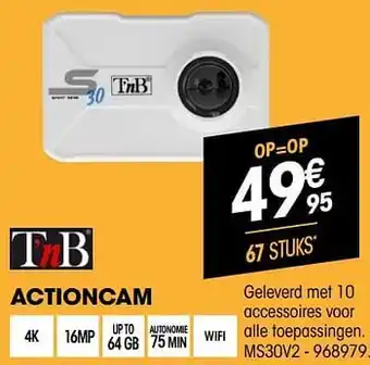 Tnb actioncam ms30v2