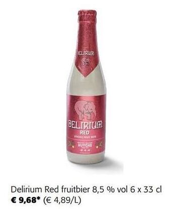 Colruyt Delirium red fruitbier aanbieding