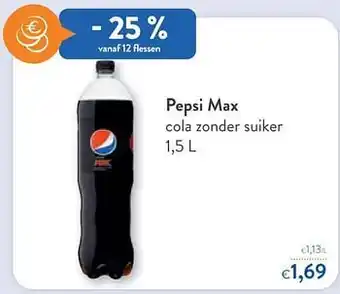 OKay Pepsi max cola zonder suiker aanbieding