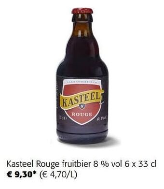 Colruyt Kasteel rouge fruitbier aanbieding