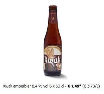 Colruyt Kwak amberbier aanbieding