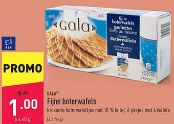 ALDI Fijne boterwafels aanbieding
