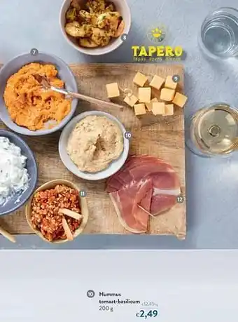 OKay Hummus tomaat-basilicum aanbieding