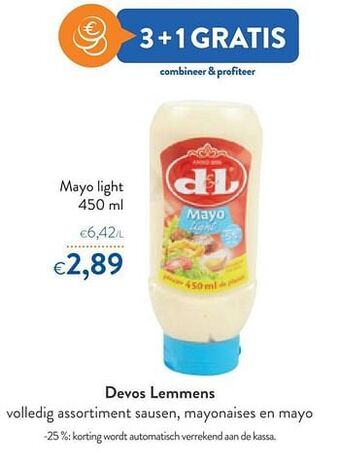 OKay Devos lemmens mayo light aanbieding