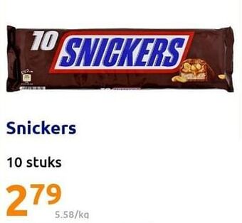 Action Snickers aanbieding