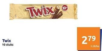 Action Twix aanbieding