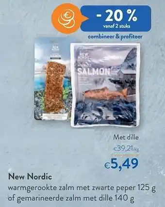 OKay New nordic gemarineerde zalm met dille aanbieding