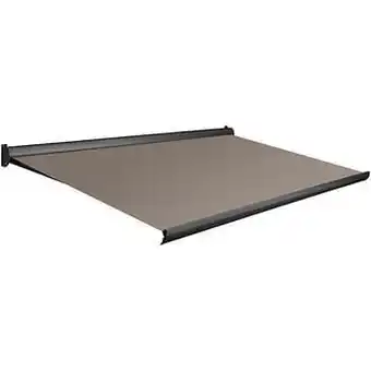 Brico Domasol zonnetent manueel ’Factor 10-A’ lichtbruin 350 x 300 cm aanbieding