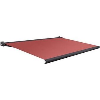 Brico Domasol zonnetent elektrisch met afstandsbediening ’Factor 20-A’ rood 400 x 250 cm aanbieding