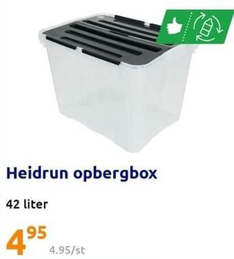 Action Heidrun opbergbox aanbieding