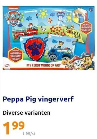 Peppa pig vingerverf