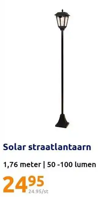 Action Solar straatlantaarn aanbieding