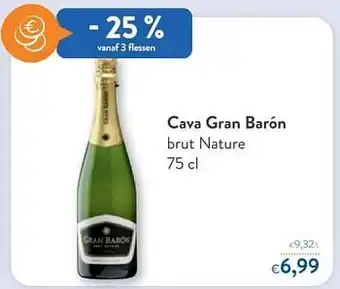OKay Cava gran barón brut nature aanbieding