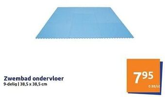 Action Zwembad ondervloer aanbieding