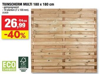 Hubo Tuinscherm multi aanbieding