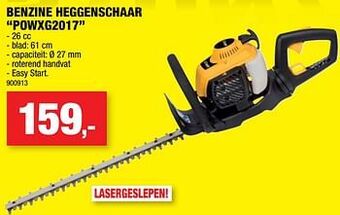 Hubo Powerplus benzine heggenschaar powxg2017 aanbieding