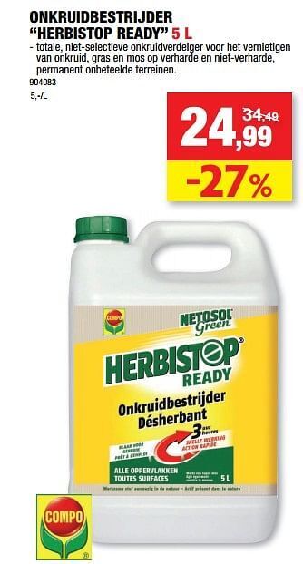 Onkruidbestrijder herbistop ready