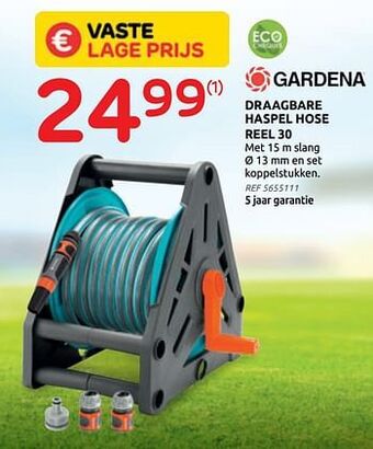 Brico Draagbare haspel hose reel 30 aanbieding