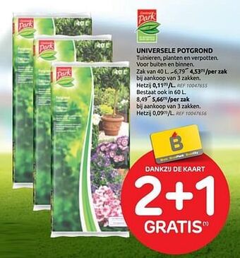 Brico Universele potgrond aanbieding