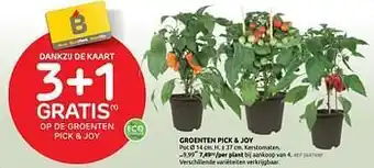 Groenten pick + joy