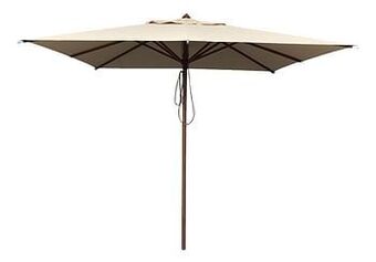 FSC-luxehoutmastparasol 3 x 3 m zand